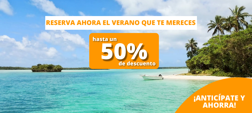 Imagen de Reserva tu verano con hasta un 50% de descuento